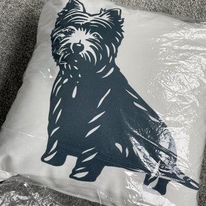BNWT! Naked Decor | Westie pillow